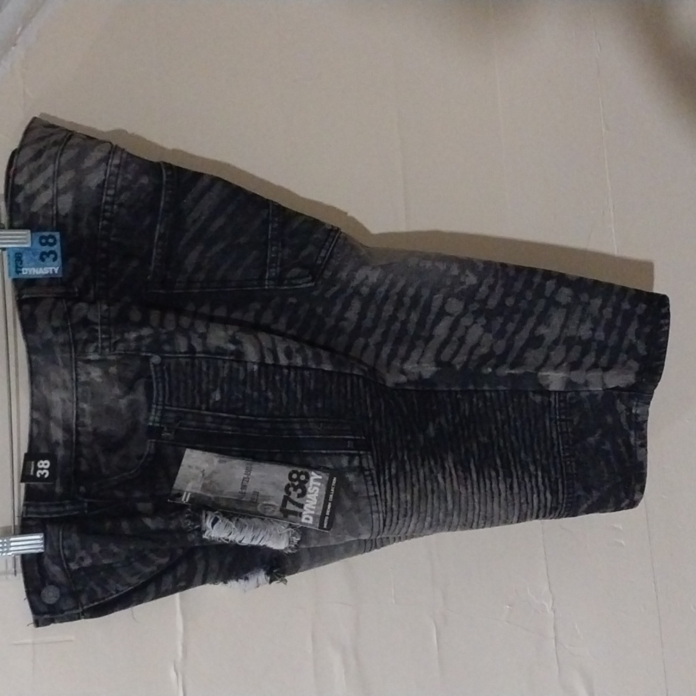 Black Jean Shorts for Men